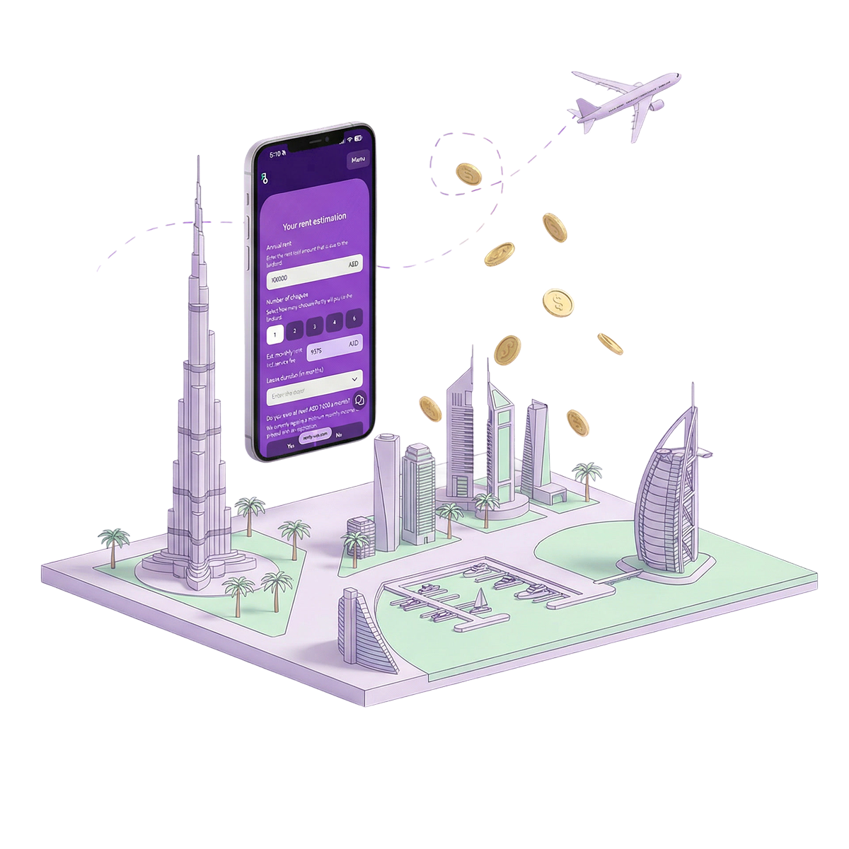 Rently - Split annual rent into monthly payments